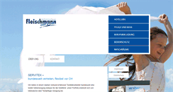 Desktop Screenshot of fleischmann-mietwaesche.de